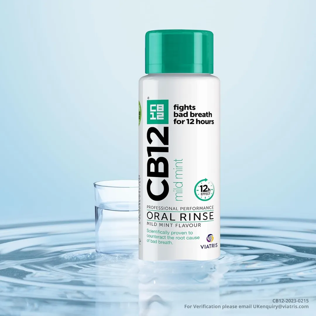 Cb12 Mild Mint Menthol Mouthwash 250ml (T)