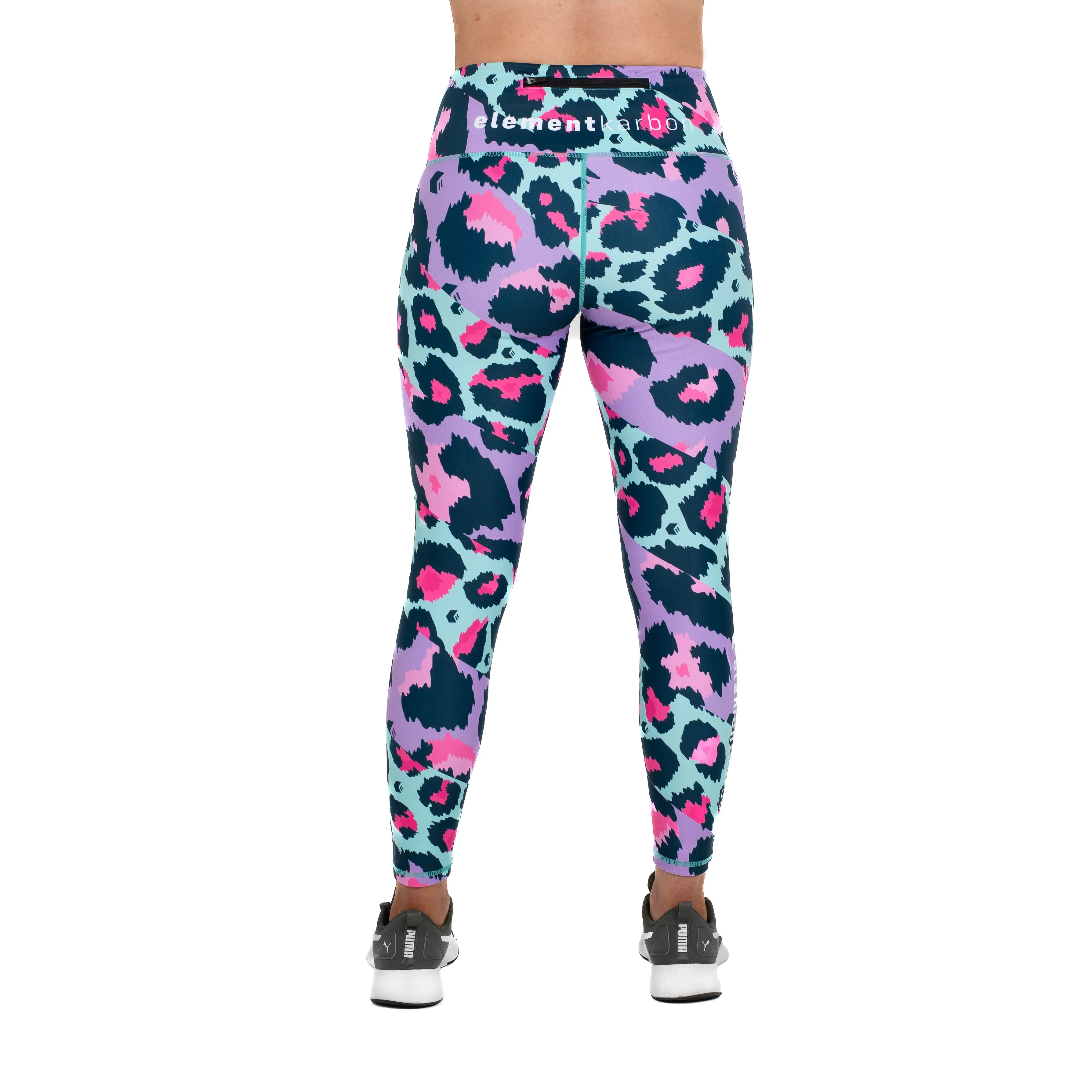 Cheetarah Leggings Mint/Purple