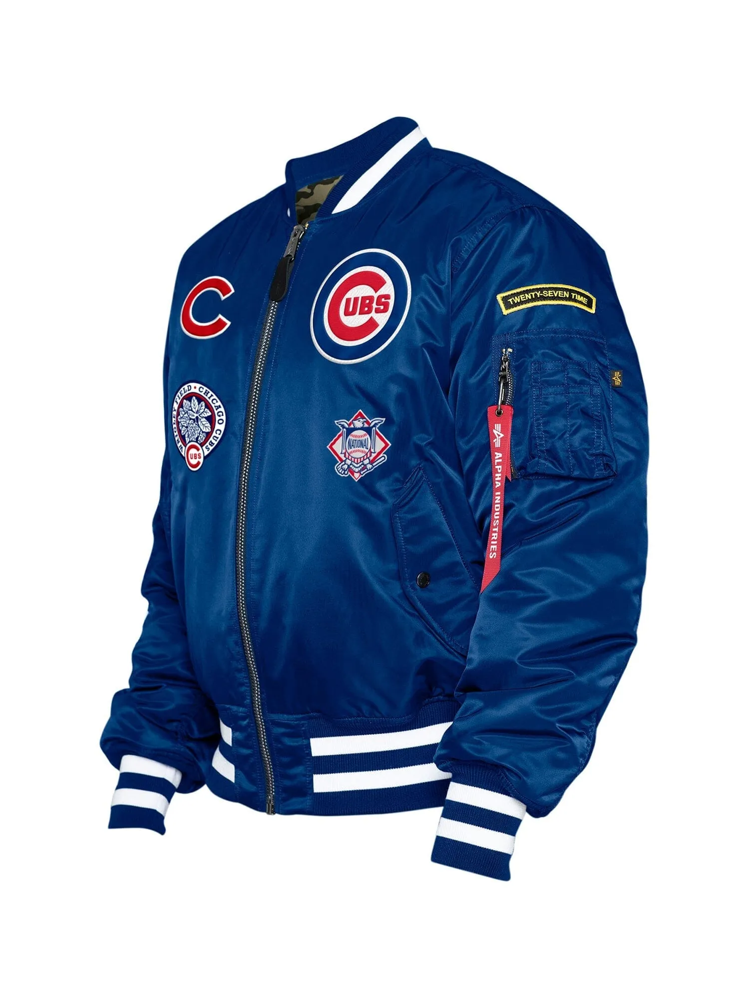 CHICAGO CUBS X ALPHA X NEW ERA MA-1 BOMBER JACKET