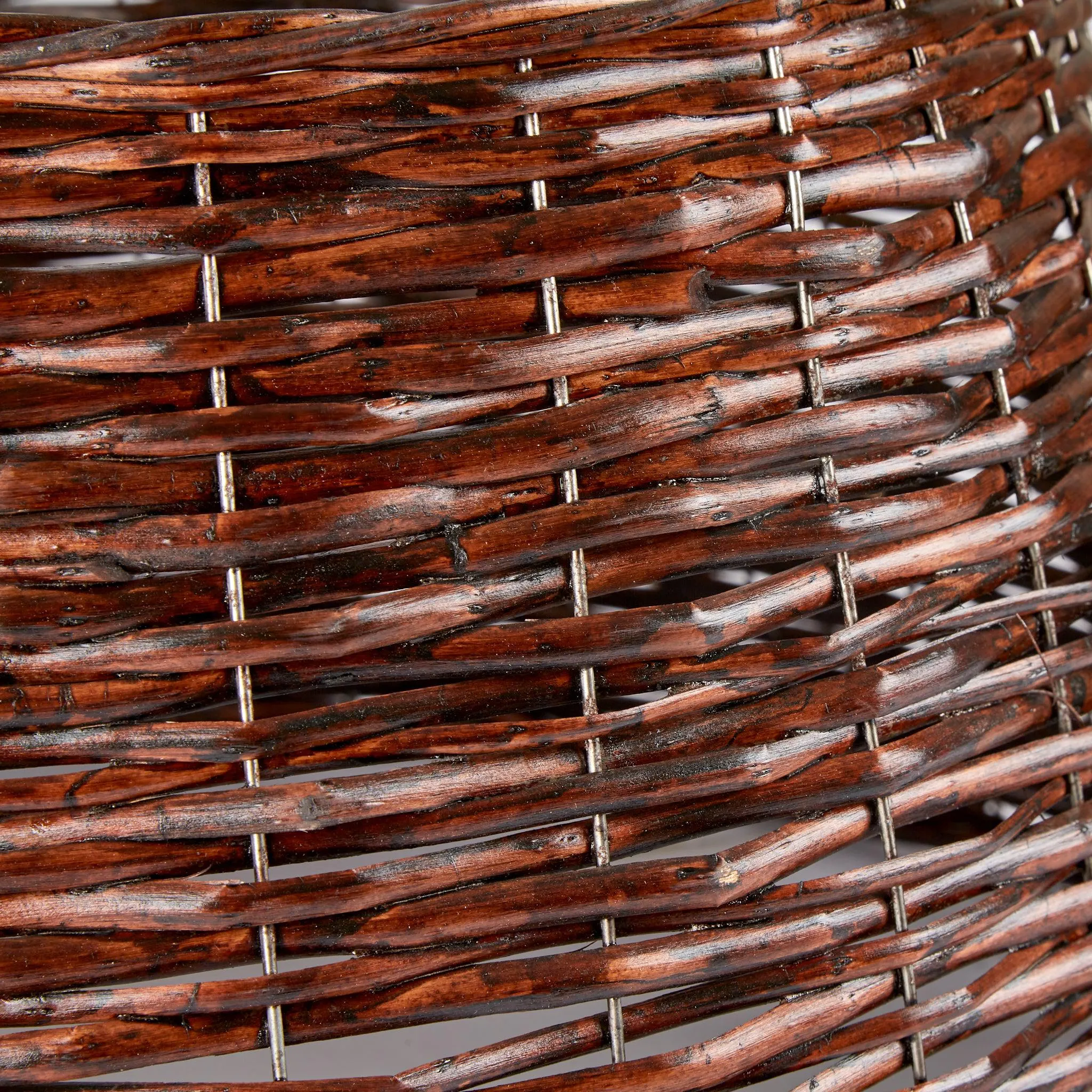 Christmas Tree Skirt - Brown Willow Wicker - 2 Sizes