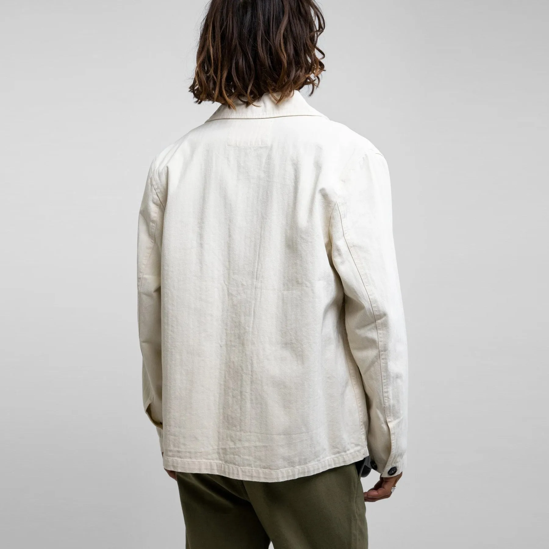 Classic Chore Coat (Vintage White)