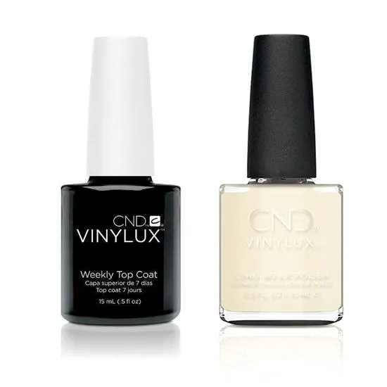 CND - Vinylux Topcoat & White Button Down 0.5 oz - #392