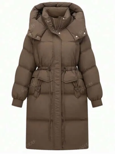 Cold-Weather Essential: Warm Hooded Down Coat