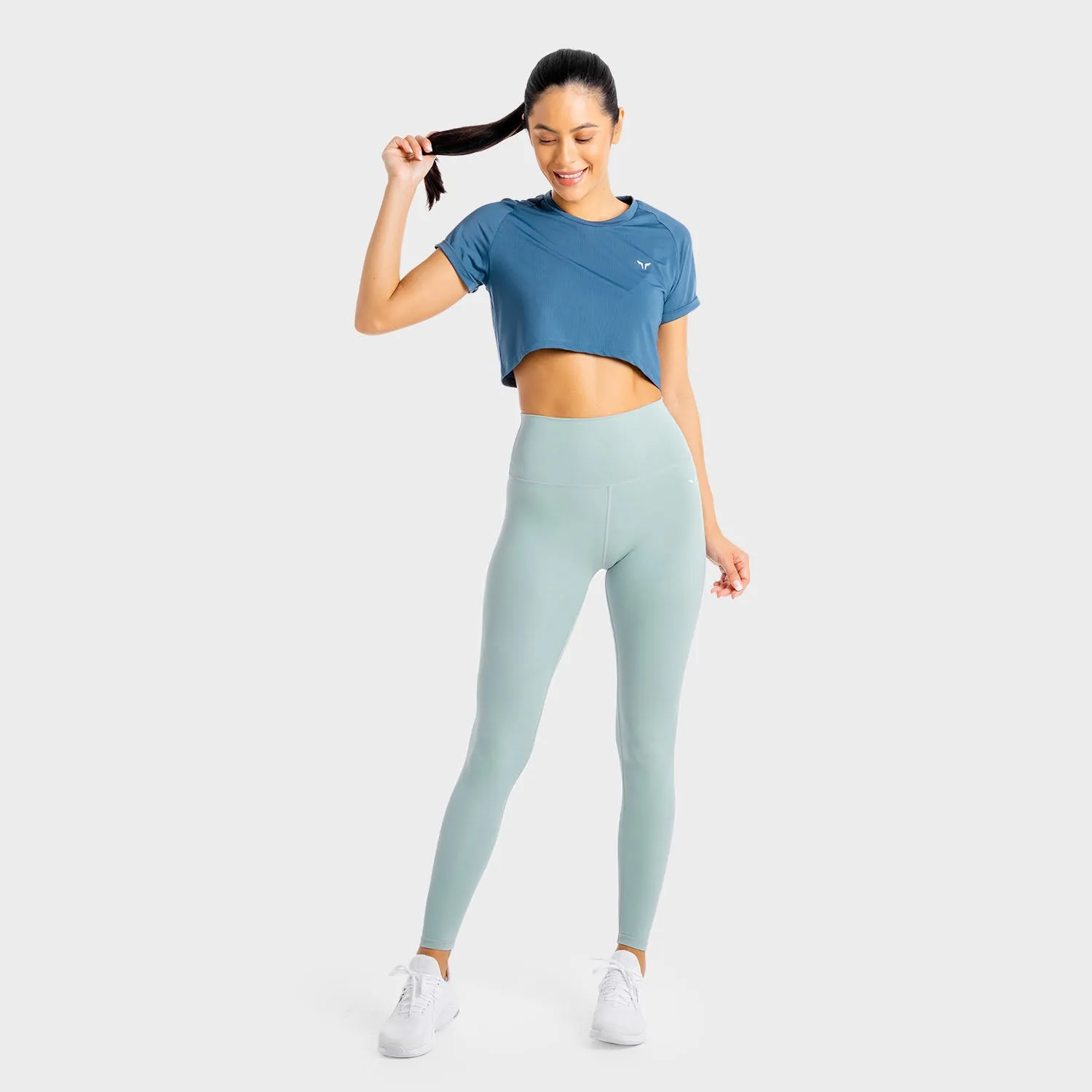 Core Agile Leggings - Dusty Blue