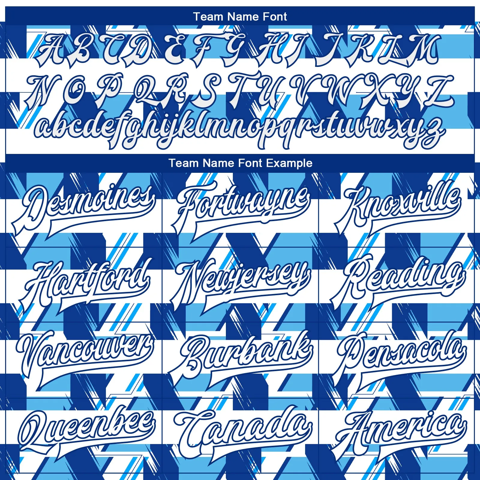 Custom Royal White-Light Blue 3D Pattern Design Bomber Full-Snap Varsity Letterman Jacket