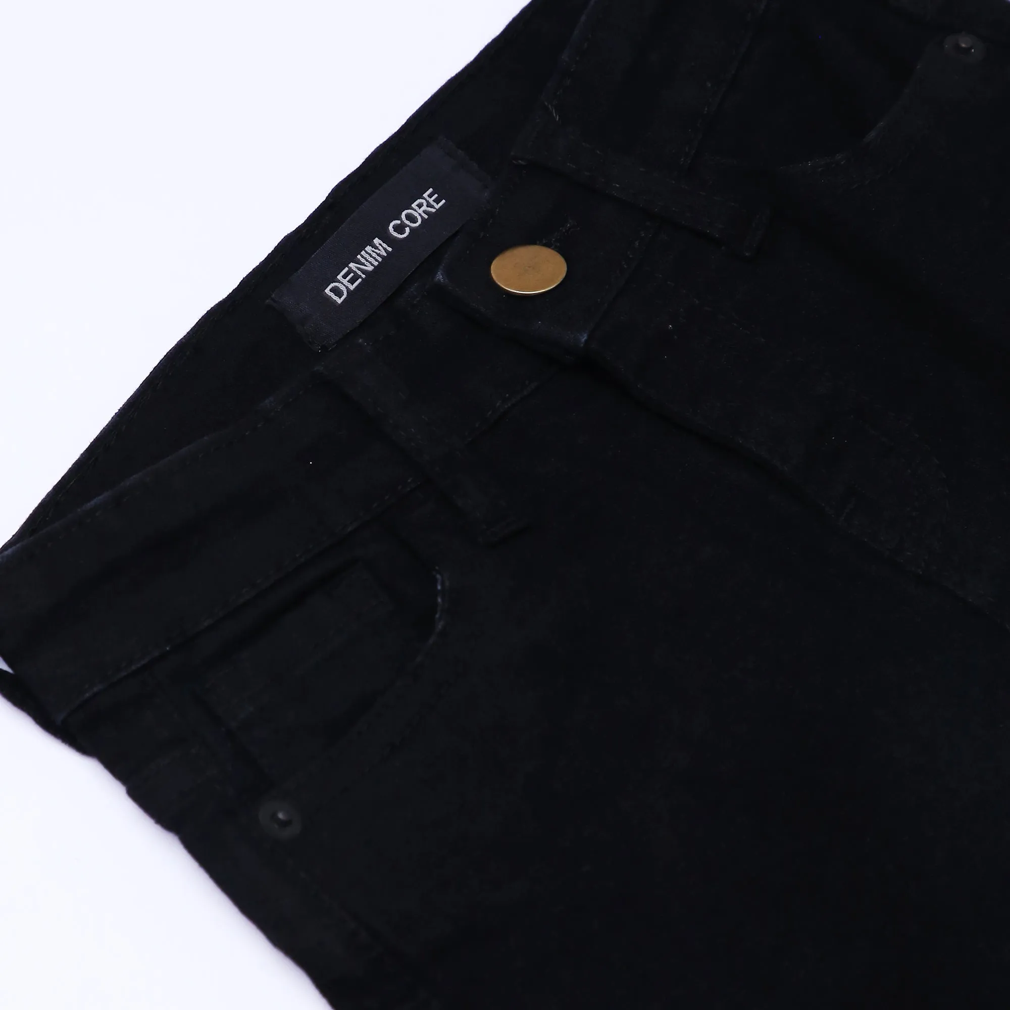 DENIM BASIC BLACK PANT