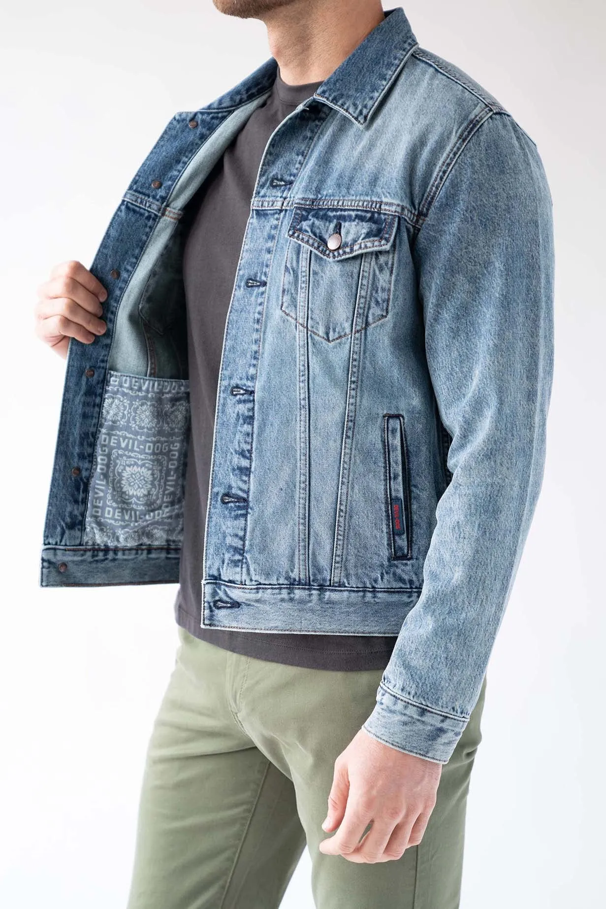 Denim Trucker Jacket - Carroway