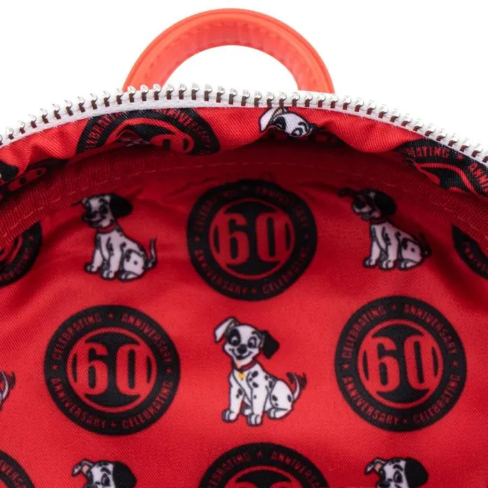 Disney 70th Anniversary Collection : 101 Dalmatians - Patch Faux Leather Mini Backpack Bag Loungefly