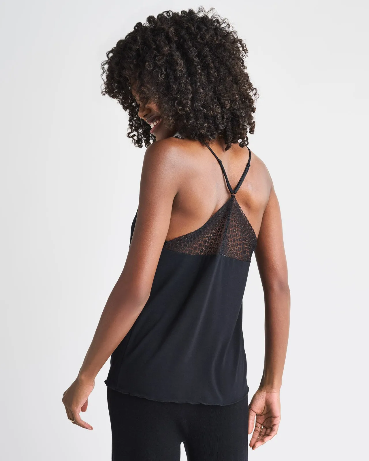 Everywhere LYR Lace Trim Tank