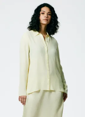 Feather Weight Eco Crepe Slim Shirt