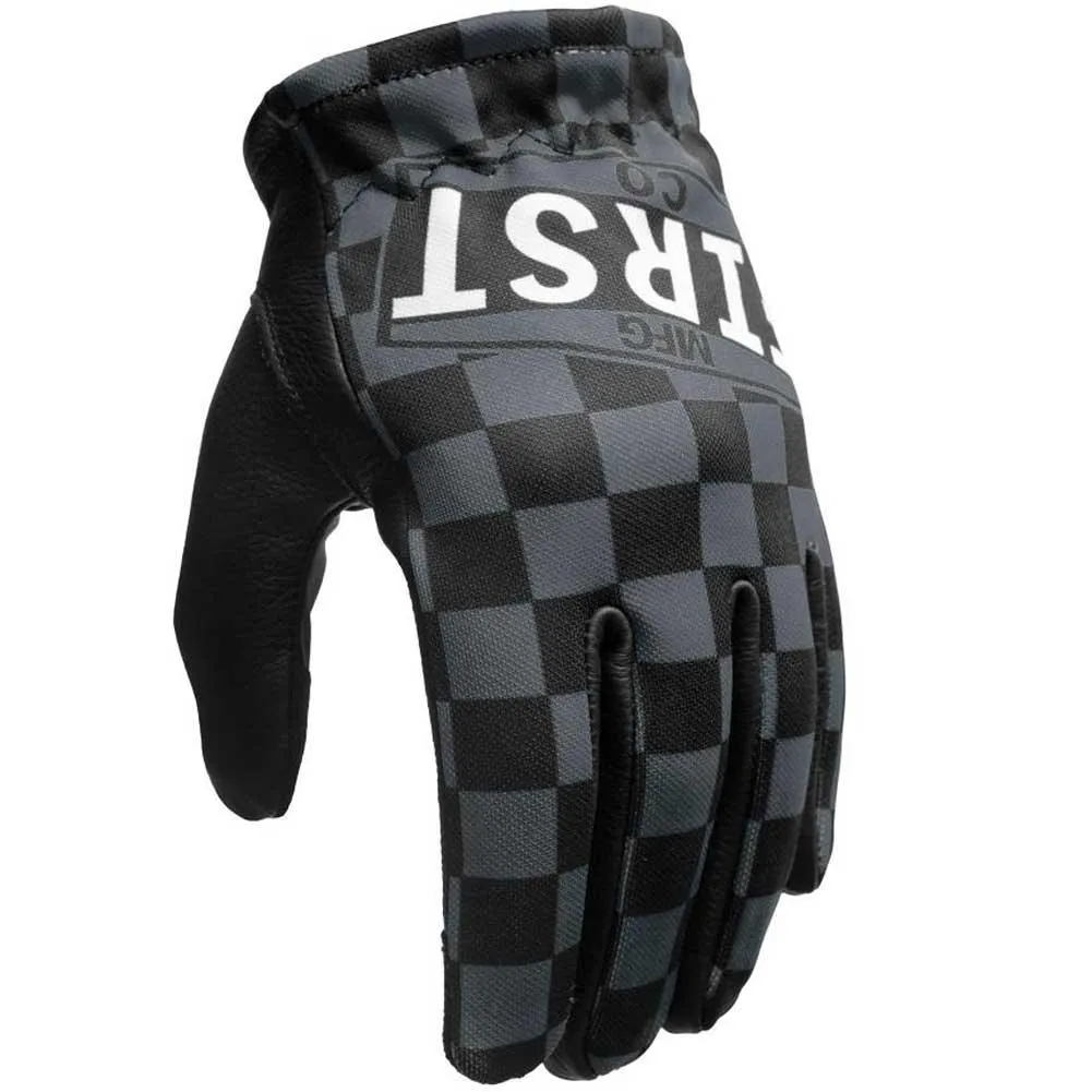 First Mfg Clutch Short Wrist Motorcycle Riding Gloves