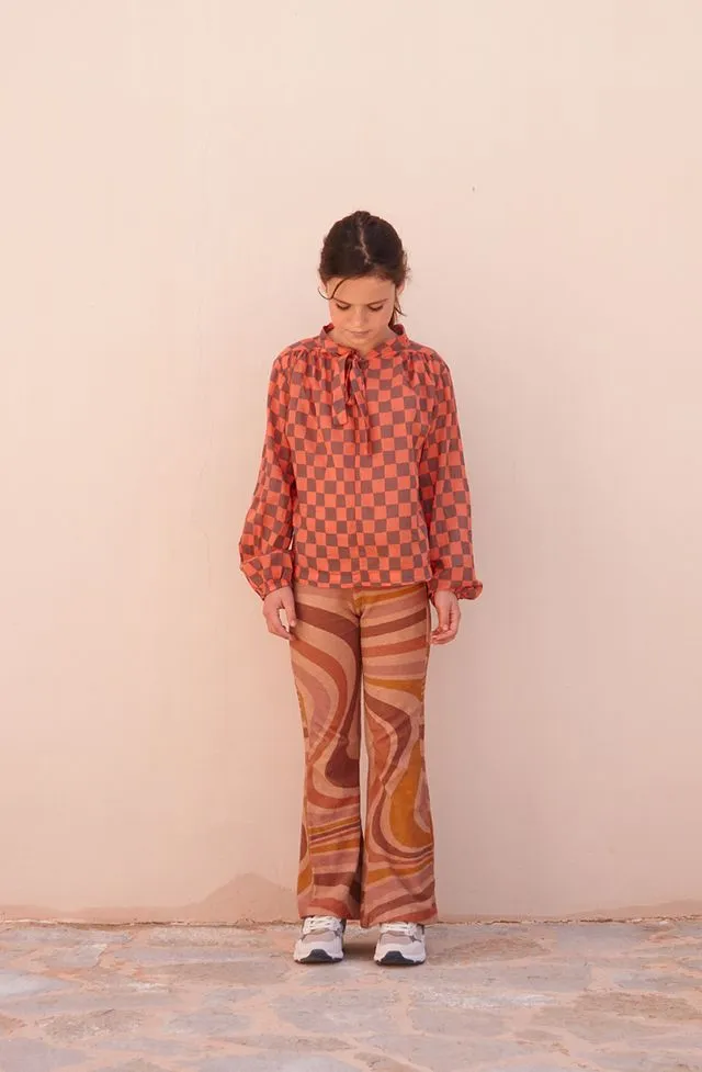 flared pants - psychedelic stripe