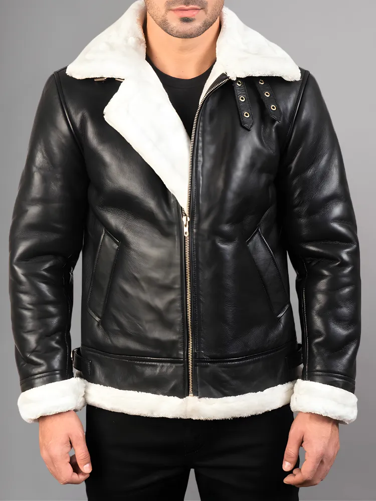 Francis B-3 Brown Leather Bomber Jacket