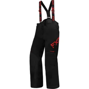 FXR Clutch Snowmobile Pants Black/Red