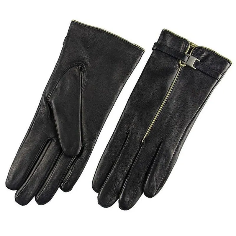 Genuine Leather Gloves for Women - Stylish, Warm, and Versatile