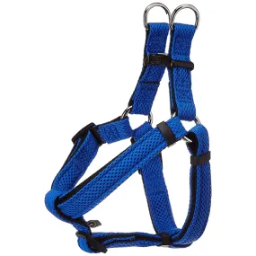 Glenand Nylon Mesh Adjustable Harness for Dogs (Blue)