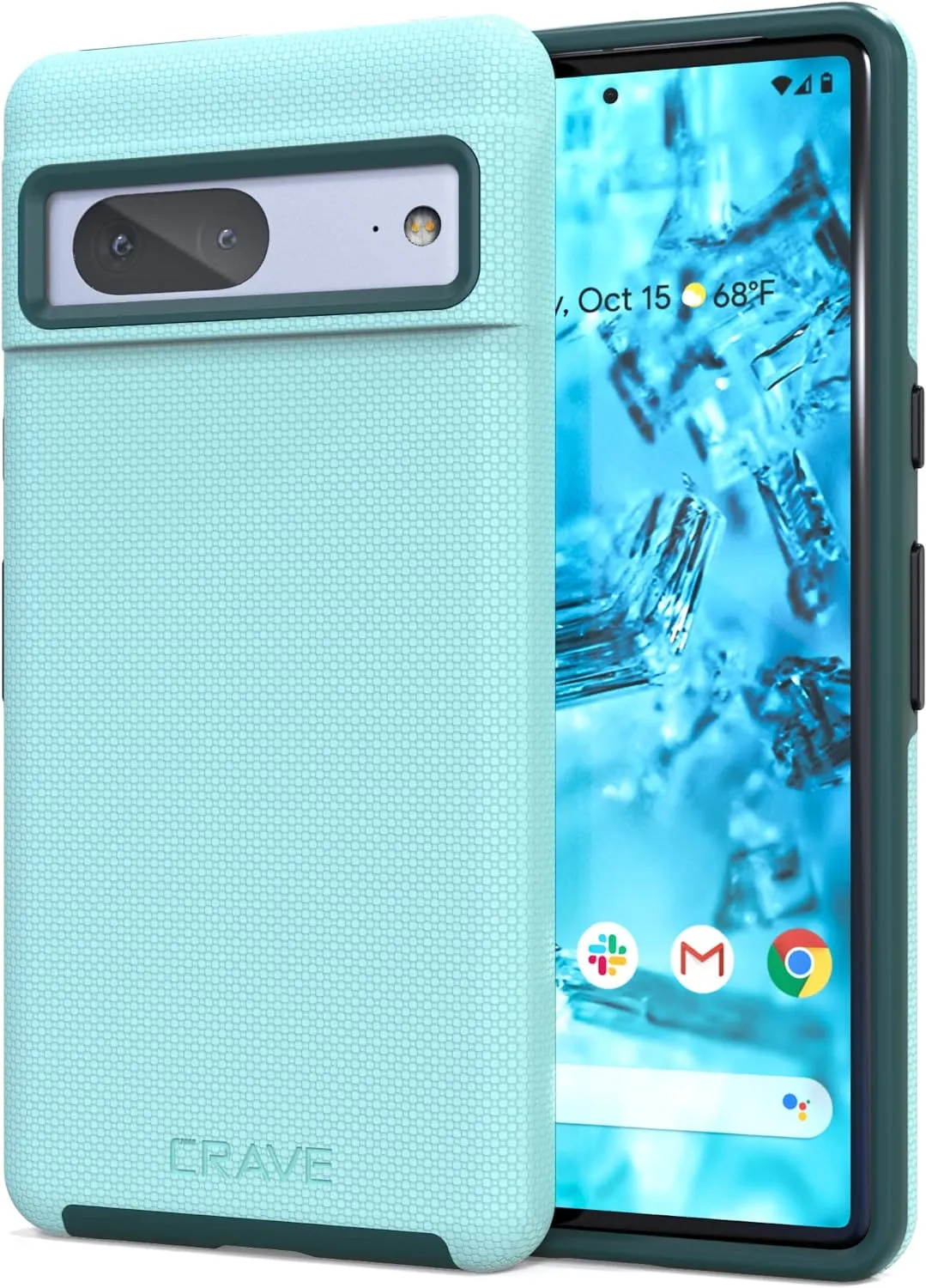 Google Pixel 7 Case, Shockproof Protection Dual Layer Case - Aqua