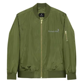 Grumpy shag Premium recycled bomber jacket