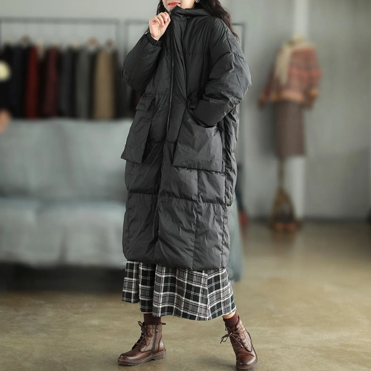 Gwen Oversized Hooded Coat