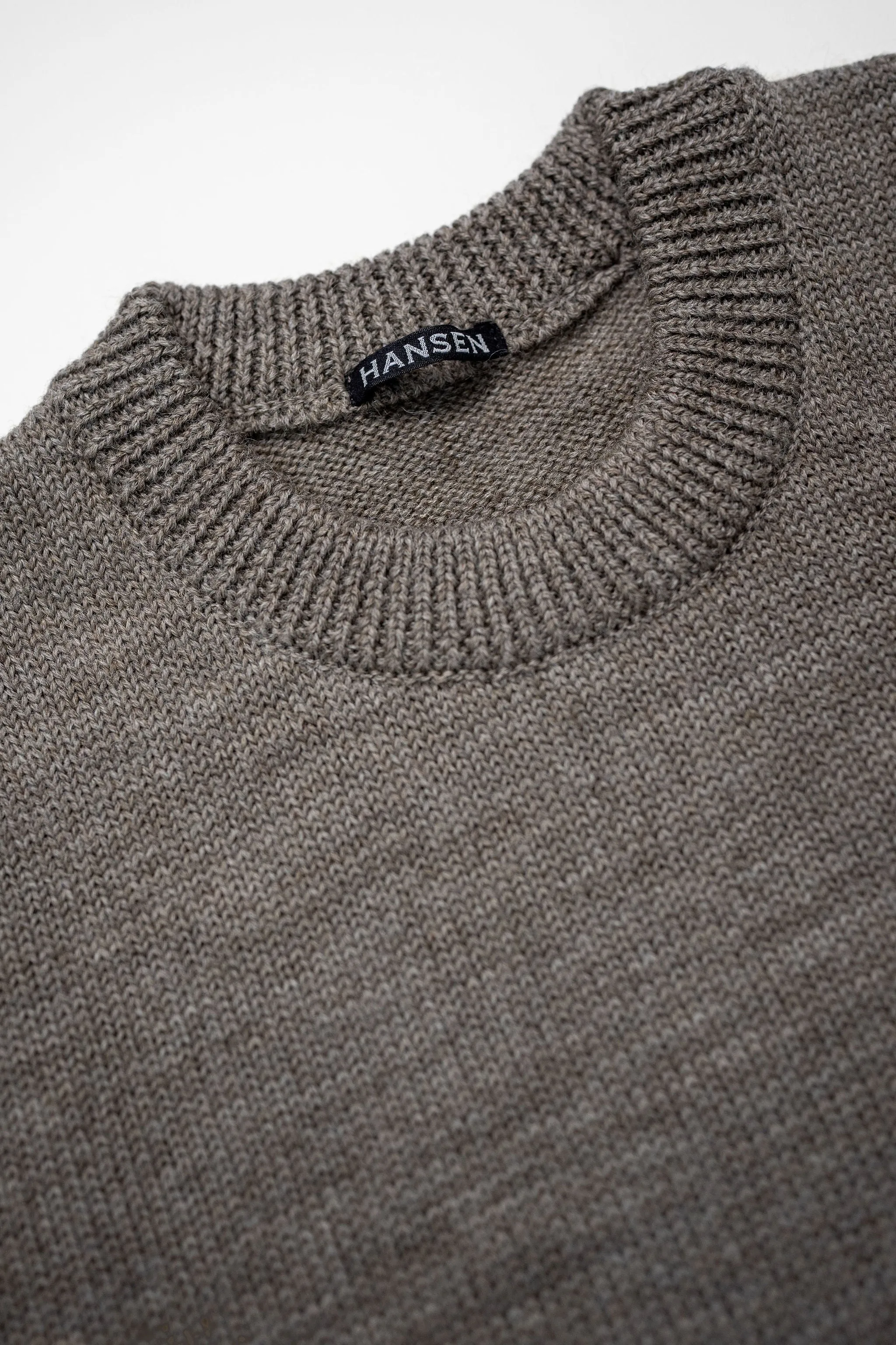 Hansen Garments Eske Crew Neck Sweater - Natural