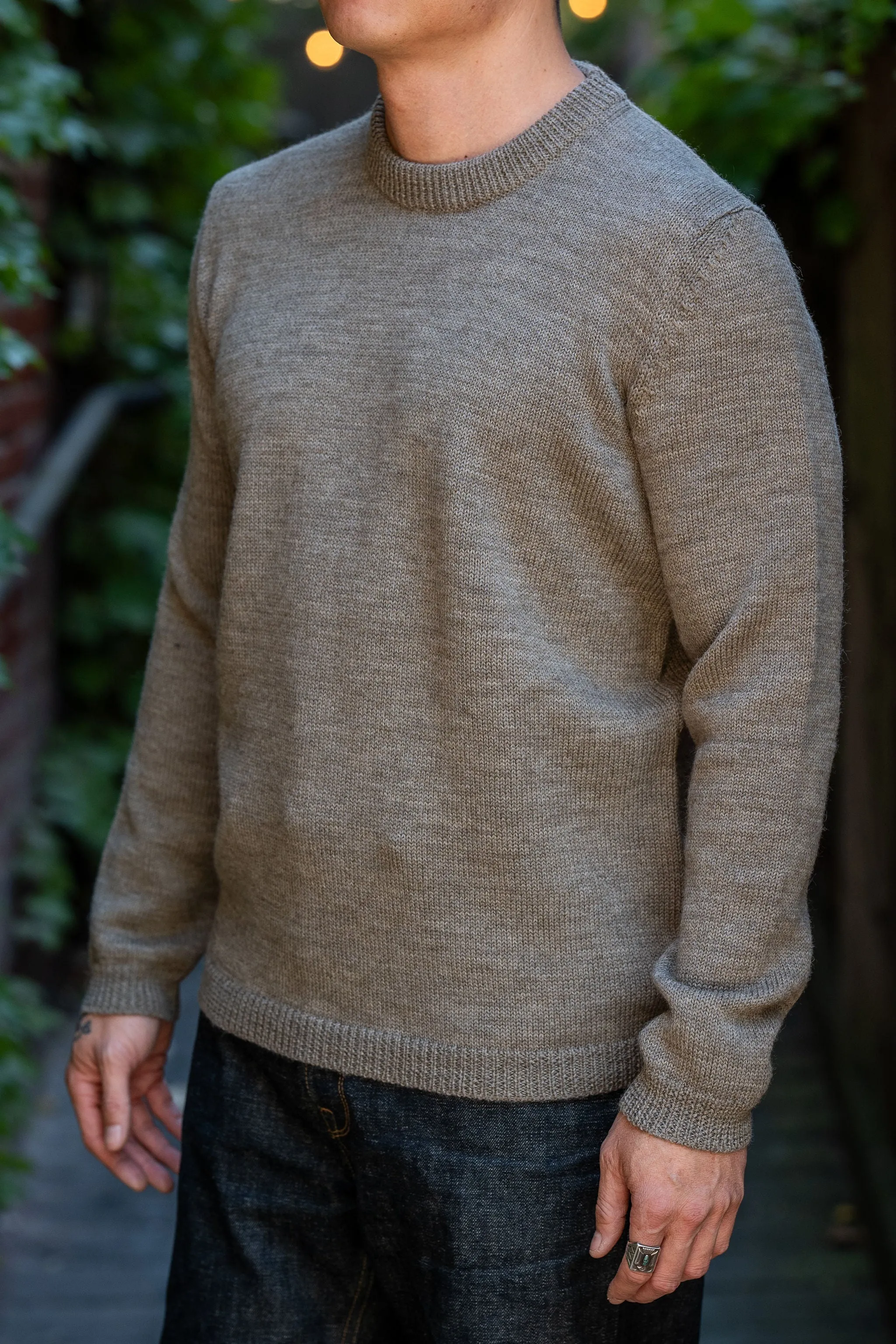 Hansen Garments Eske Crew Neck Sweater - Natural