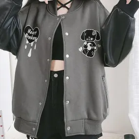 Heart Broken Baseball Jacket SD01748