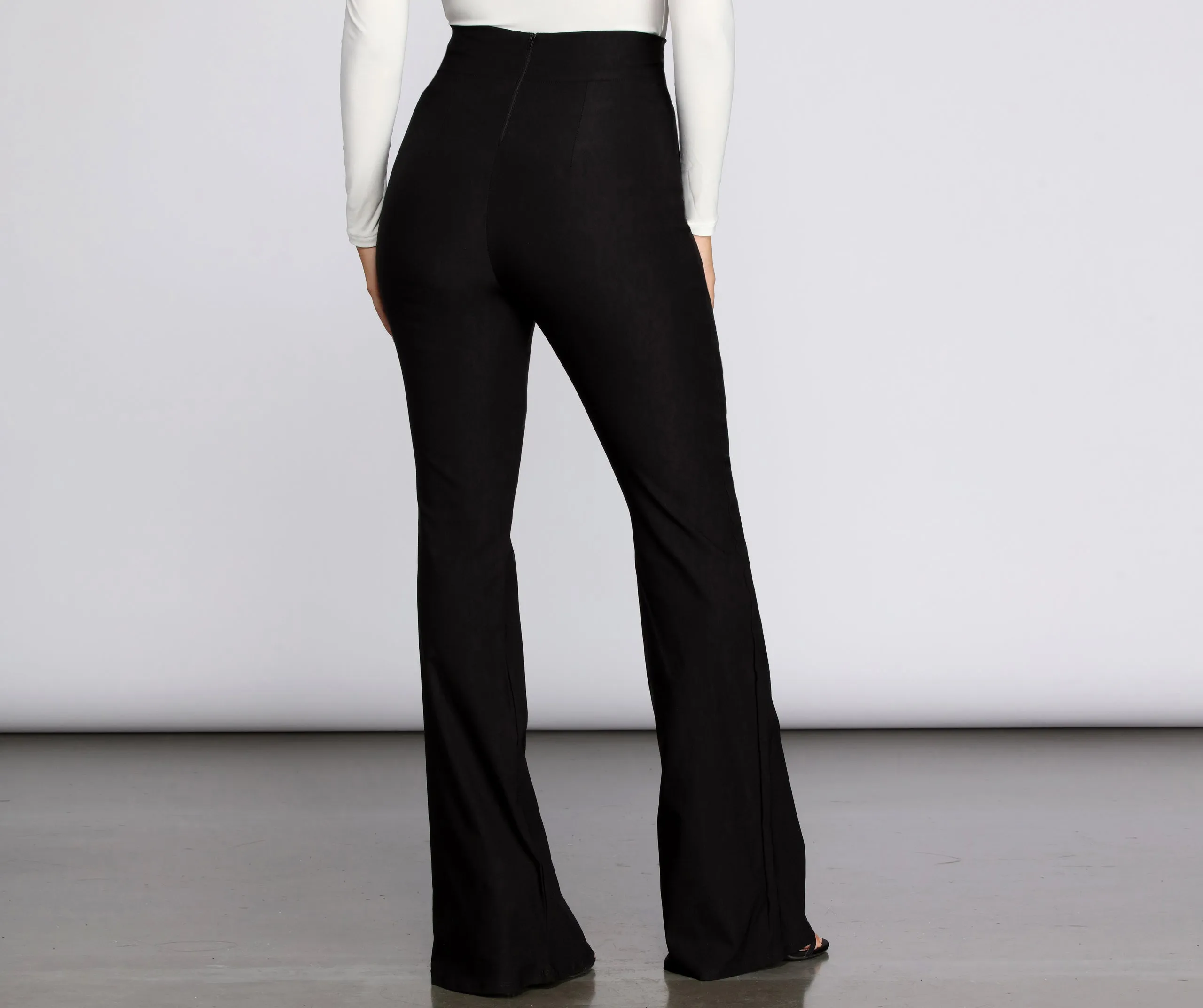 High Waist Flare Pants