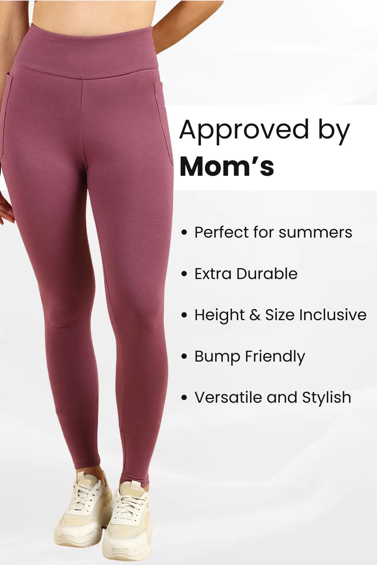 High Waist Rosewood Mom Legging