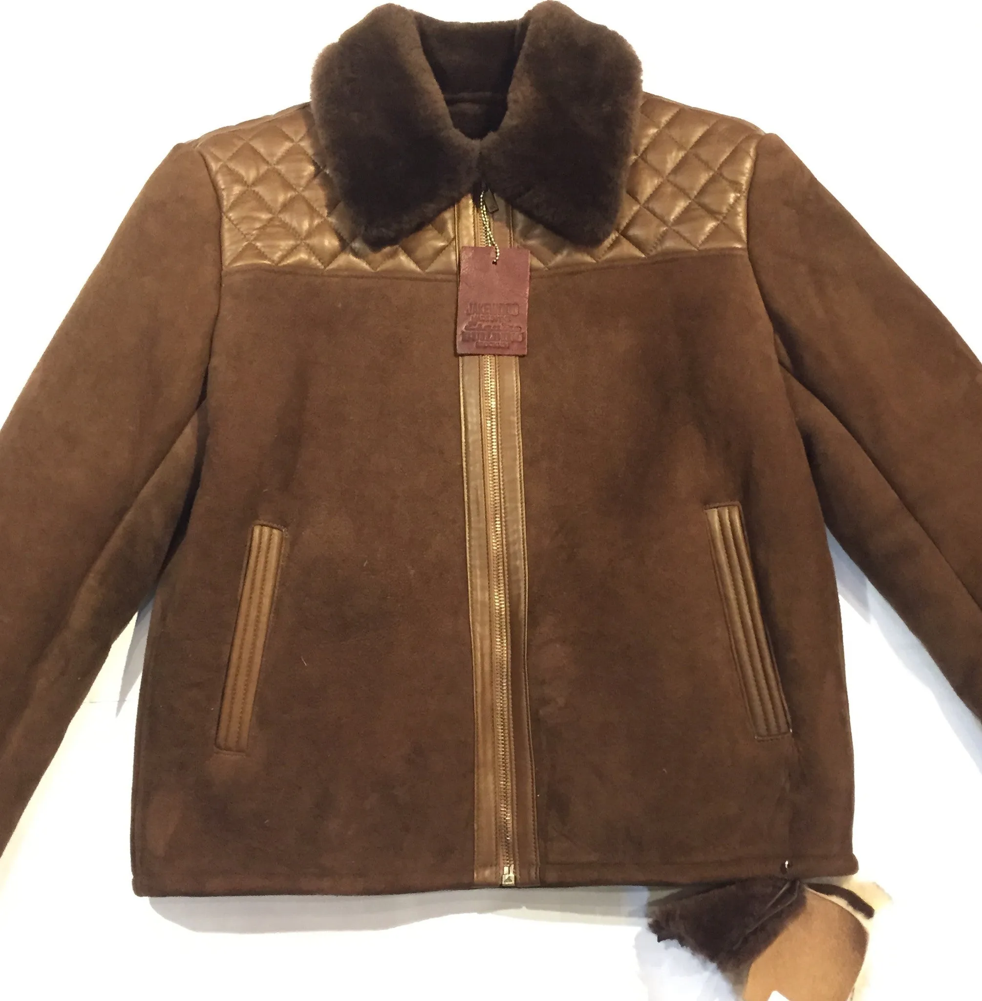 Jakewood "Alaska" Brown Shearling Jacket