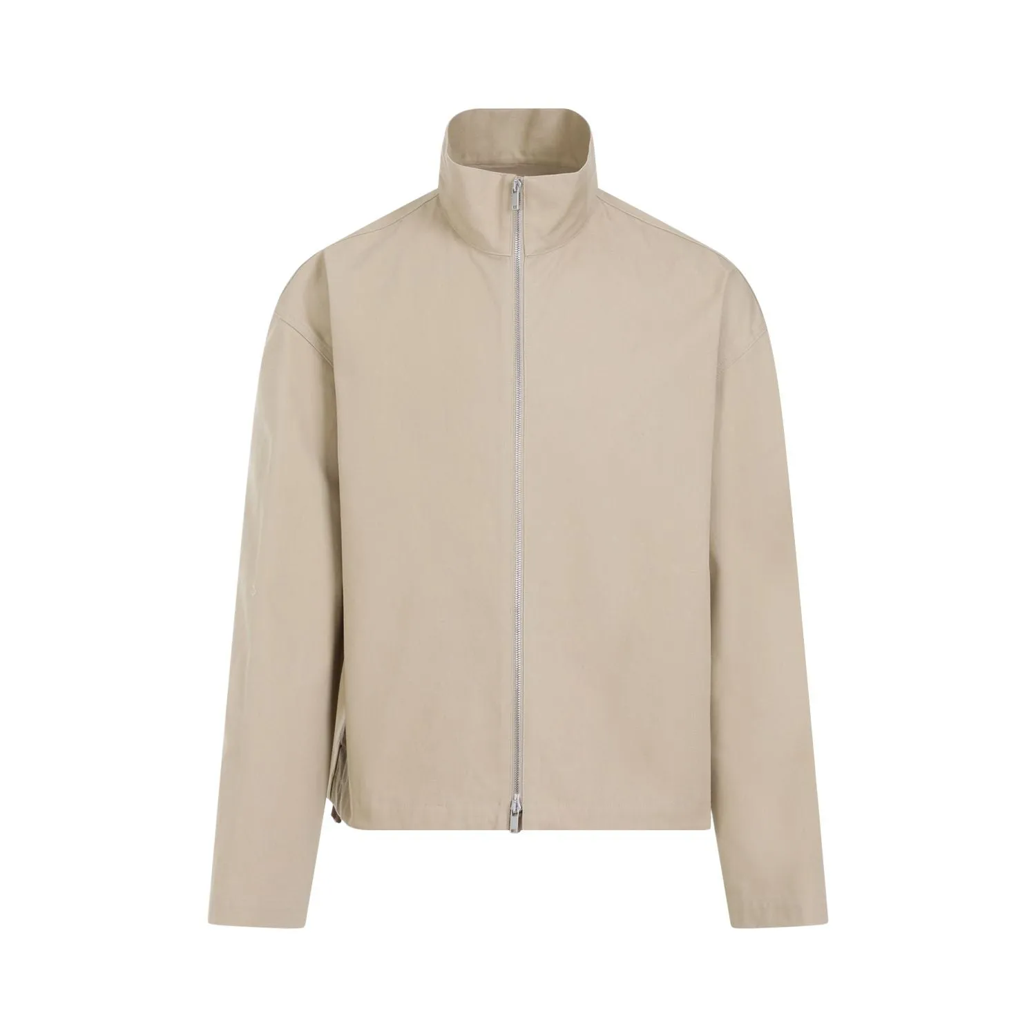 JIL SANDER Men's Grey Cotton Jacket for SS24