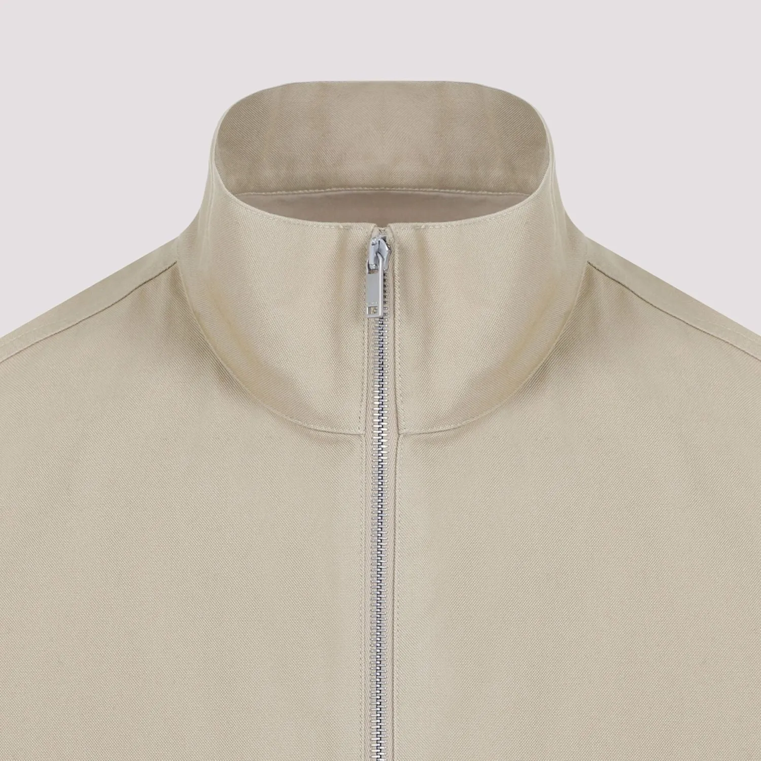 JIL SANDER Men's Grey Cotton Jacket for SS24