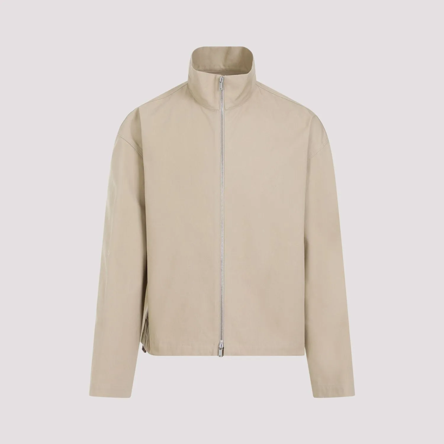 JIL SANDER Men's Grey Cotton Jacket for SS24