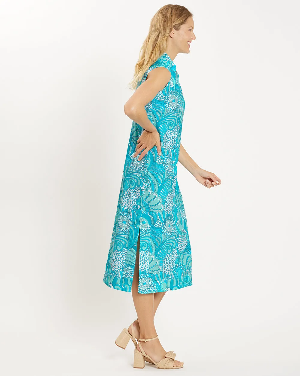 Jude Connally Kristen Maxi Dress - Enchanted Sea Aqua