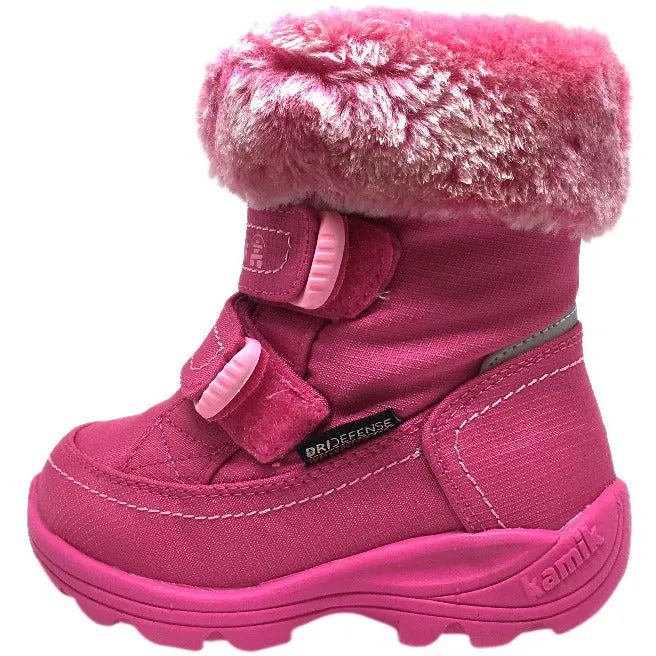 Kamik Girl's Leaf Snow Boots, Magenta