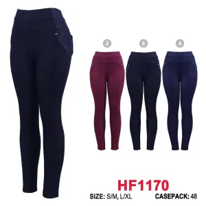 Lady Winter Warm Pants Lining Leggings HF1170