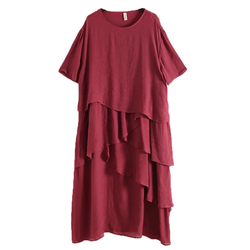 Layered casual summer Women Dresses long women dresses AMT962329