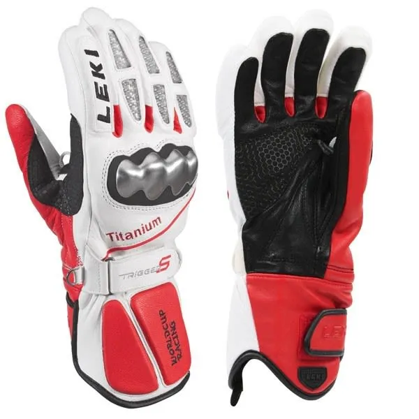 Leki World Cup Racing TI S White Gloves