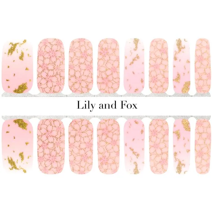 Lily And Fox - Nail Wrap - Blushing Queen