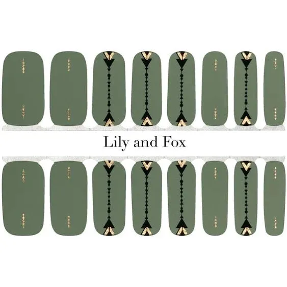 Lily and Fox - Nail Wrap - Follow My Lead