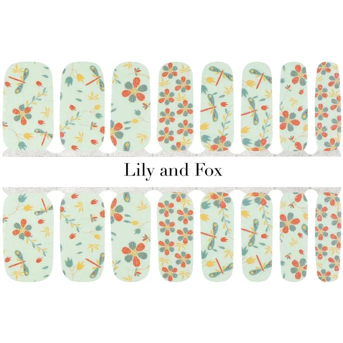 Lily And Fox - Nail Wrap - Garden Escape