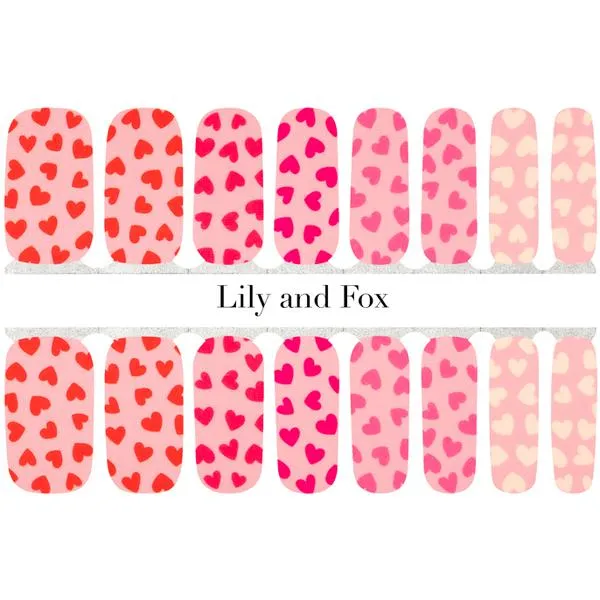 Lily And Fox - Nail Wrap - My Forever Valentine