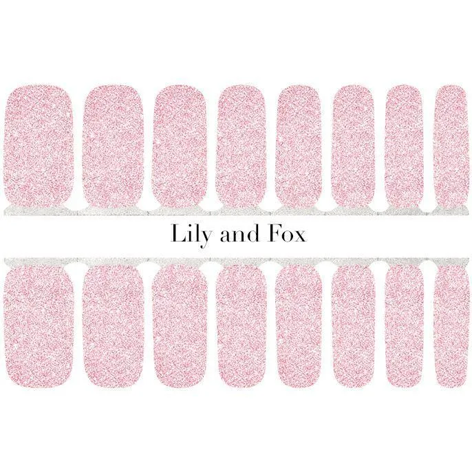 Lily and Fox - Nail Wrap - Pink Champagne