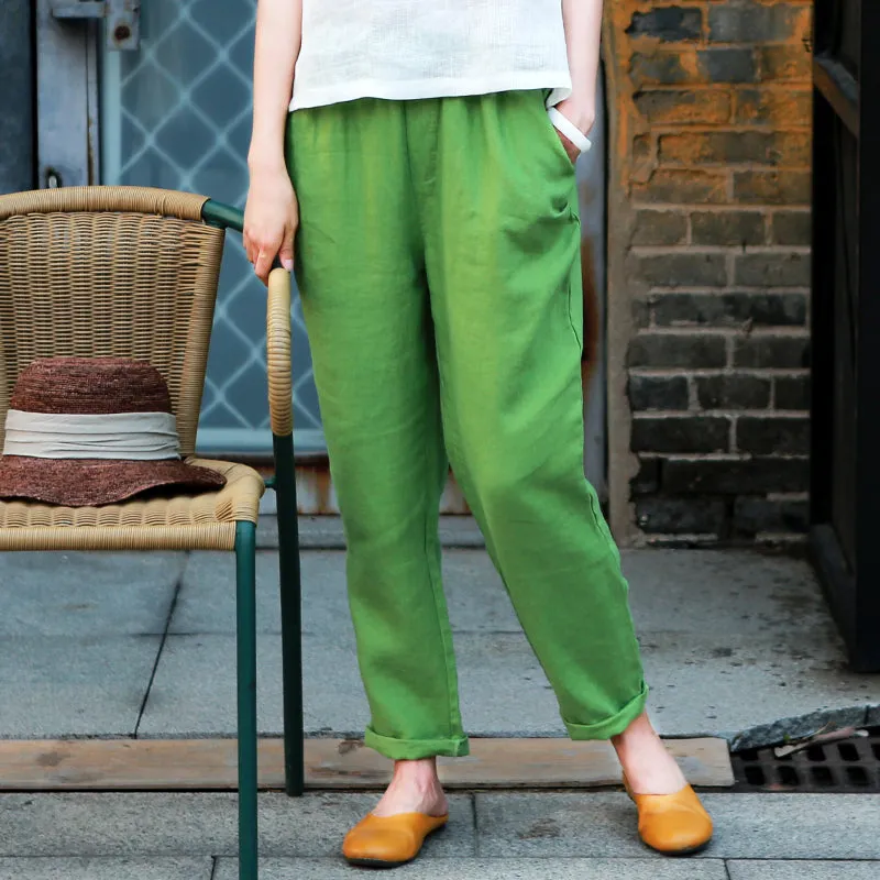 Linen Pants Summer  Women Pants MDYP9766