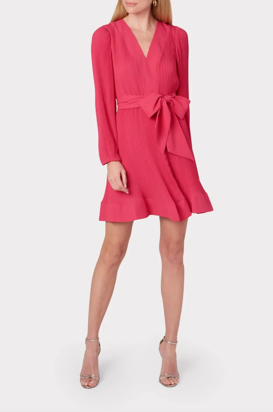 Liv Pleated Dress - Milly Pink