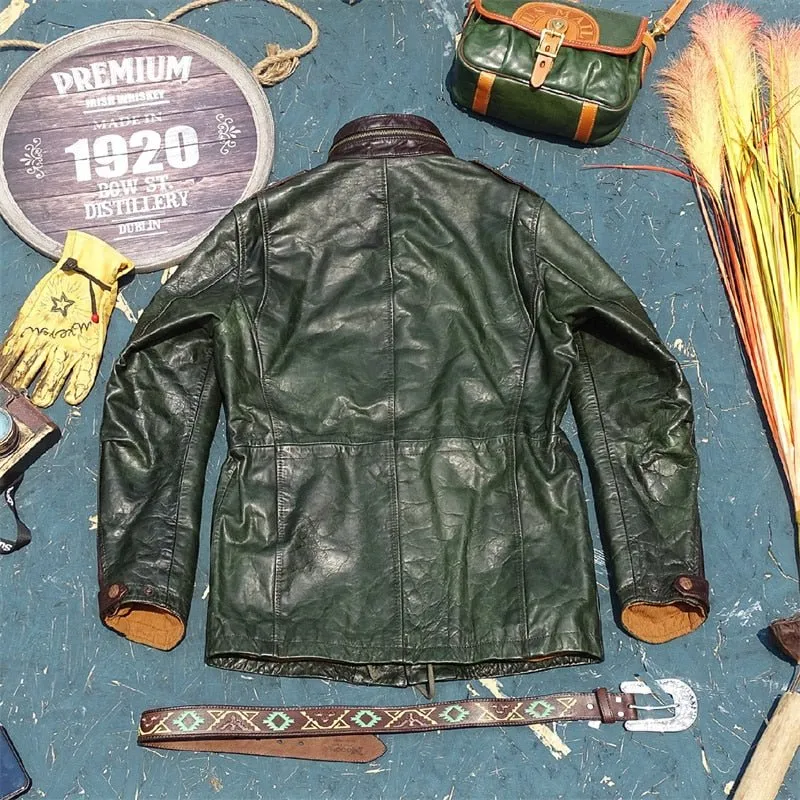 M65 Horsehide Jacket Genuine Leather Top Gun Maverick Military