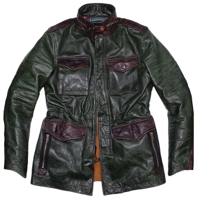 M65 Horsehide Jacket Genuine Leather Top Gun Maverick Military