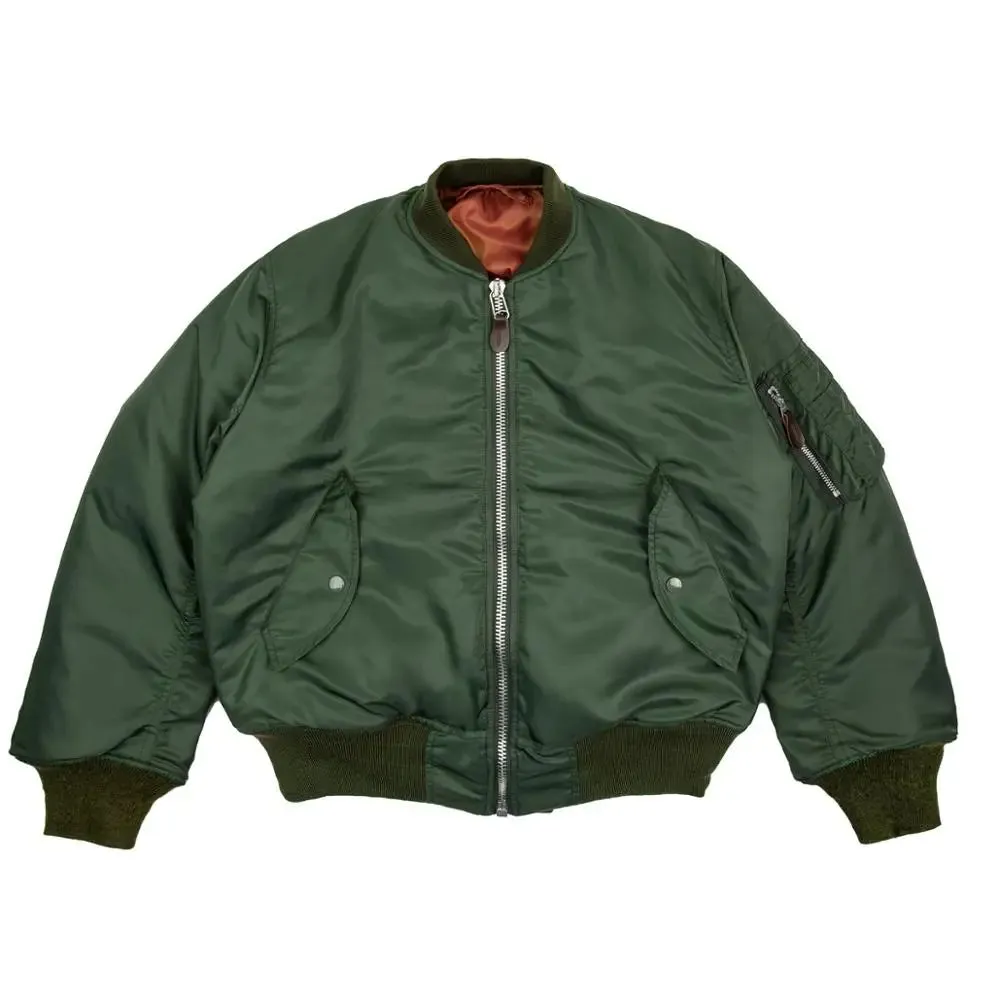 MA-1 Bomber Jacket Flight Nylon Insulated Military Uniform