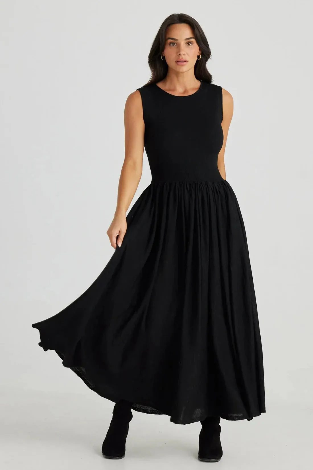 Macey Dress in Black