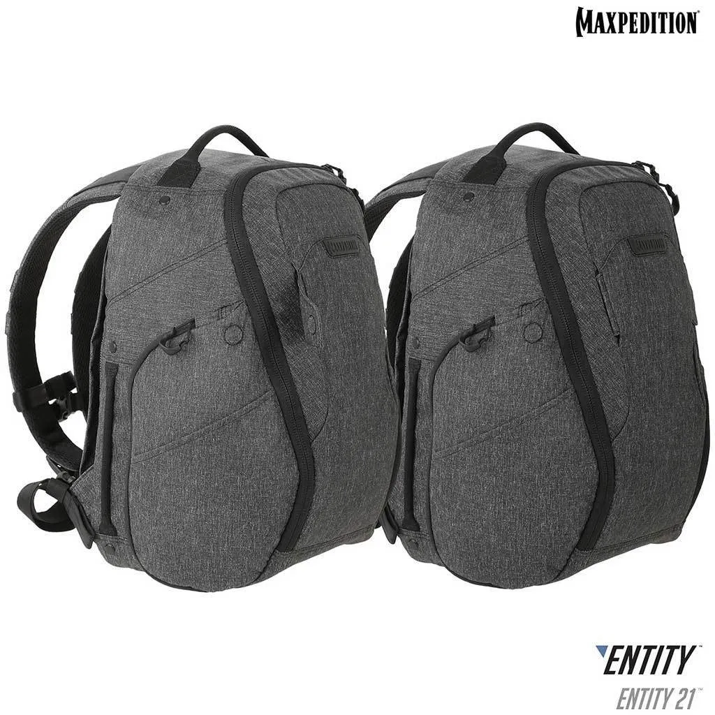 Maxpedition Entity 21 CCW-Enabled EDC Backpack 21L (Charcoal)