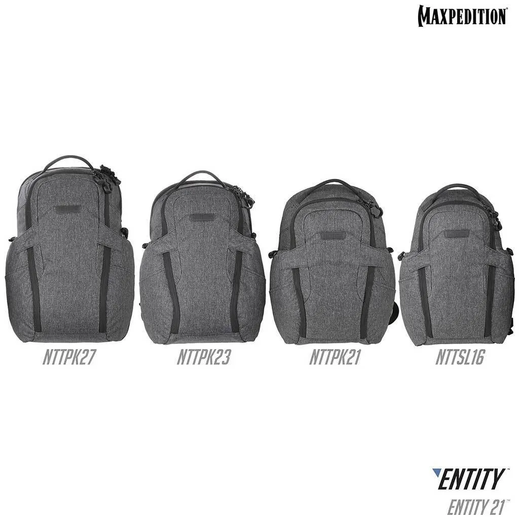 Maxpedition Entity 21 CCW-Enabled EDC Backpack 21L (Charcoal)